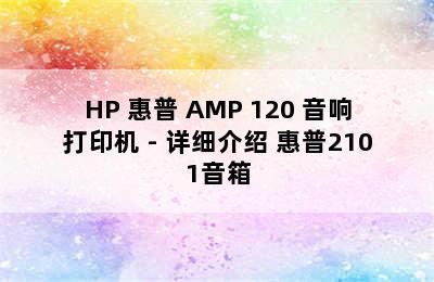 HP 惠普 AMP 120 音响打印机 - 详细介绍 惠普2101音箱